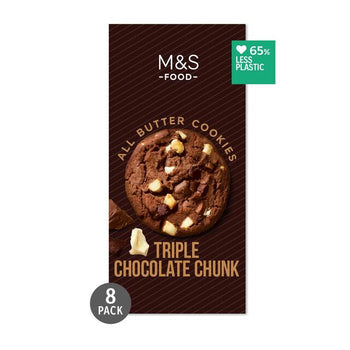 M&S Triple Belge Chocolate Chunk Cookies 200g