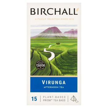Birchall Virunga Afternoon Tea Prism Tea Bags 15 per pack