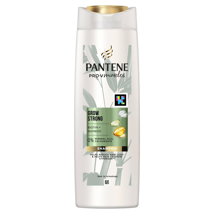 Pantene wächst ein starkes Shampoo mit Bambus und Biotin 400 ml