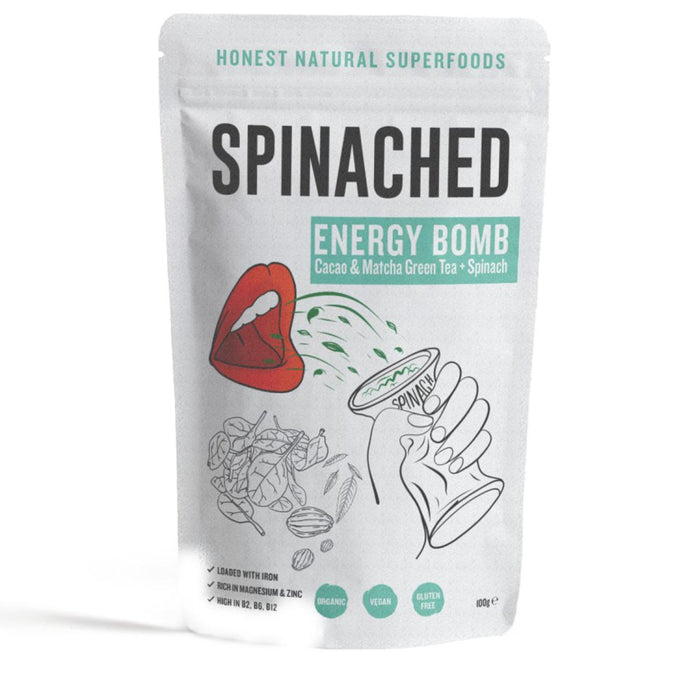 Spinached Organic Energy Bomb Iron Magnesium & Zink Supplement 100g