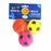 Feliz Pet Neon Sports Ball Dog Toy 3 por paquete