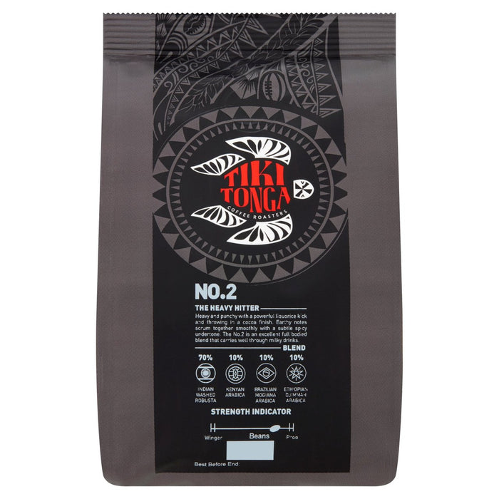Tiki Tonga Blend n ° 2 grains de café entiers 227g