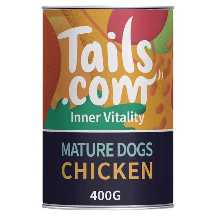 Tails.com Vitalidad interna Dog maduro de comida húmeda pollo 400g
