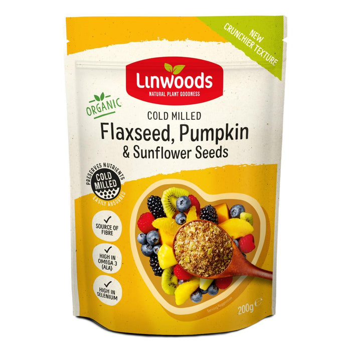 Linwoods Missed Organic Delaxeed, tournesol et graines de citrouille 200g