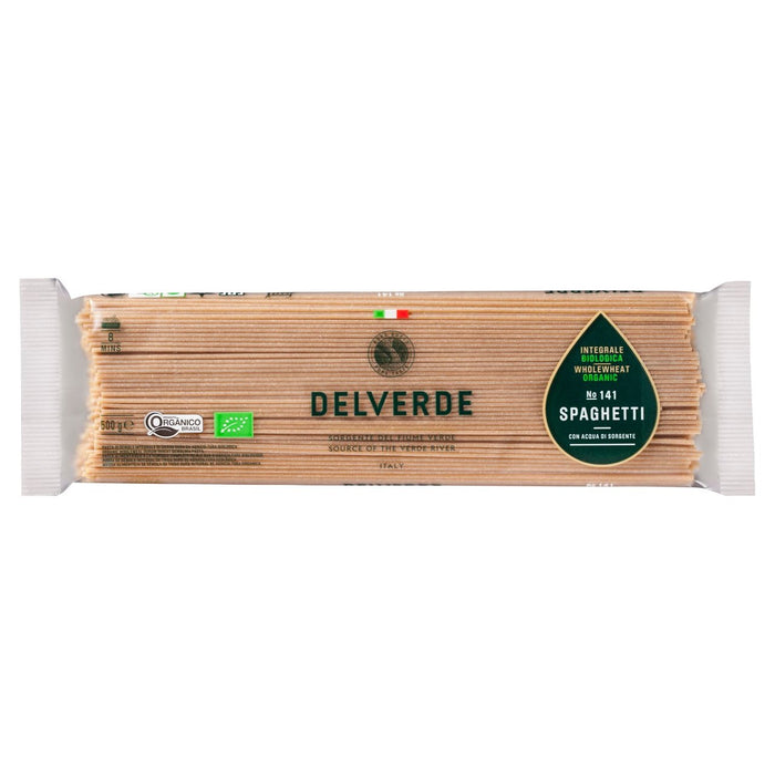 Delverde Spaghetti organique de blé entier 500G