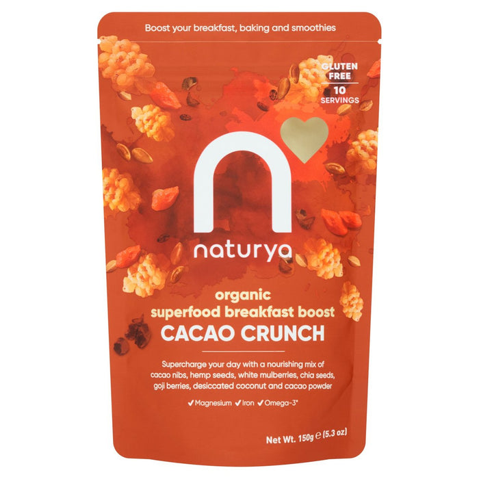 Naturya Desayuno orgánico Boost Cacao Crunch 150G